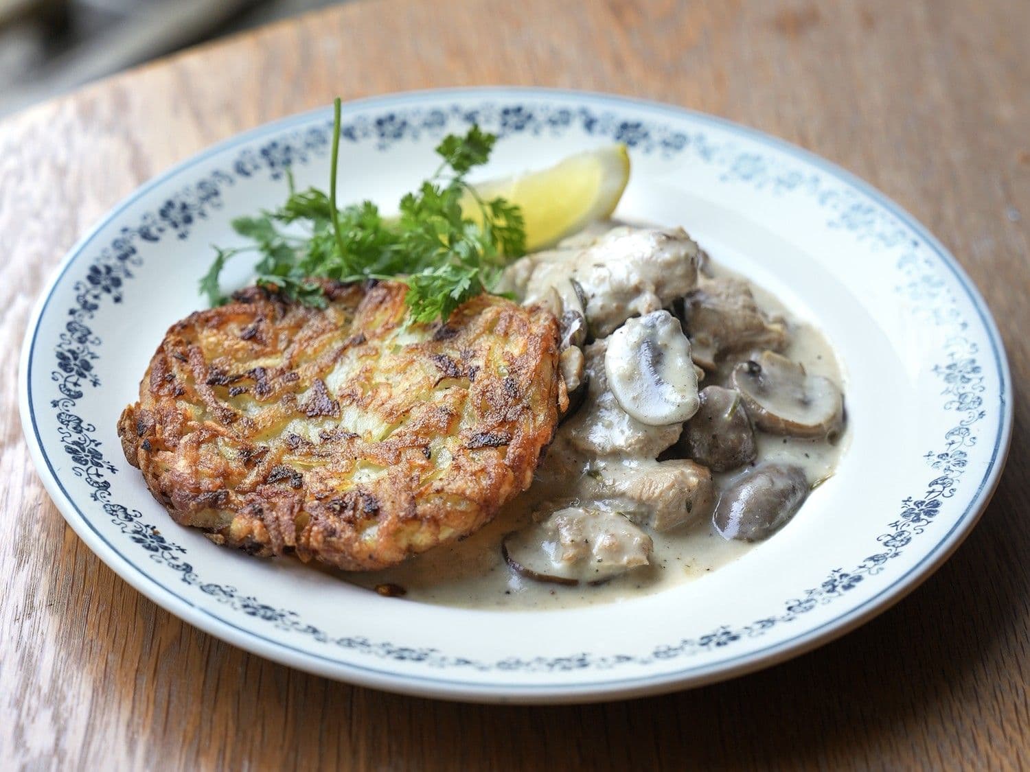 Zürger Geschnetzeltes met rösti