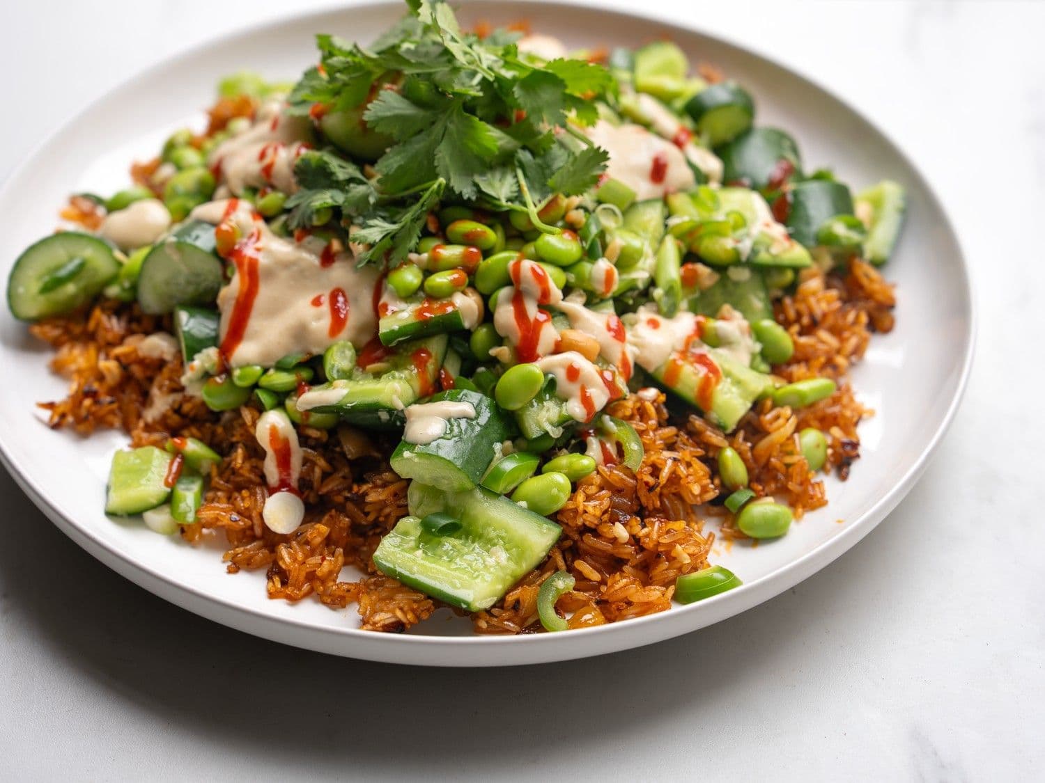 Crispy rice salad