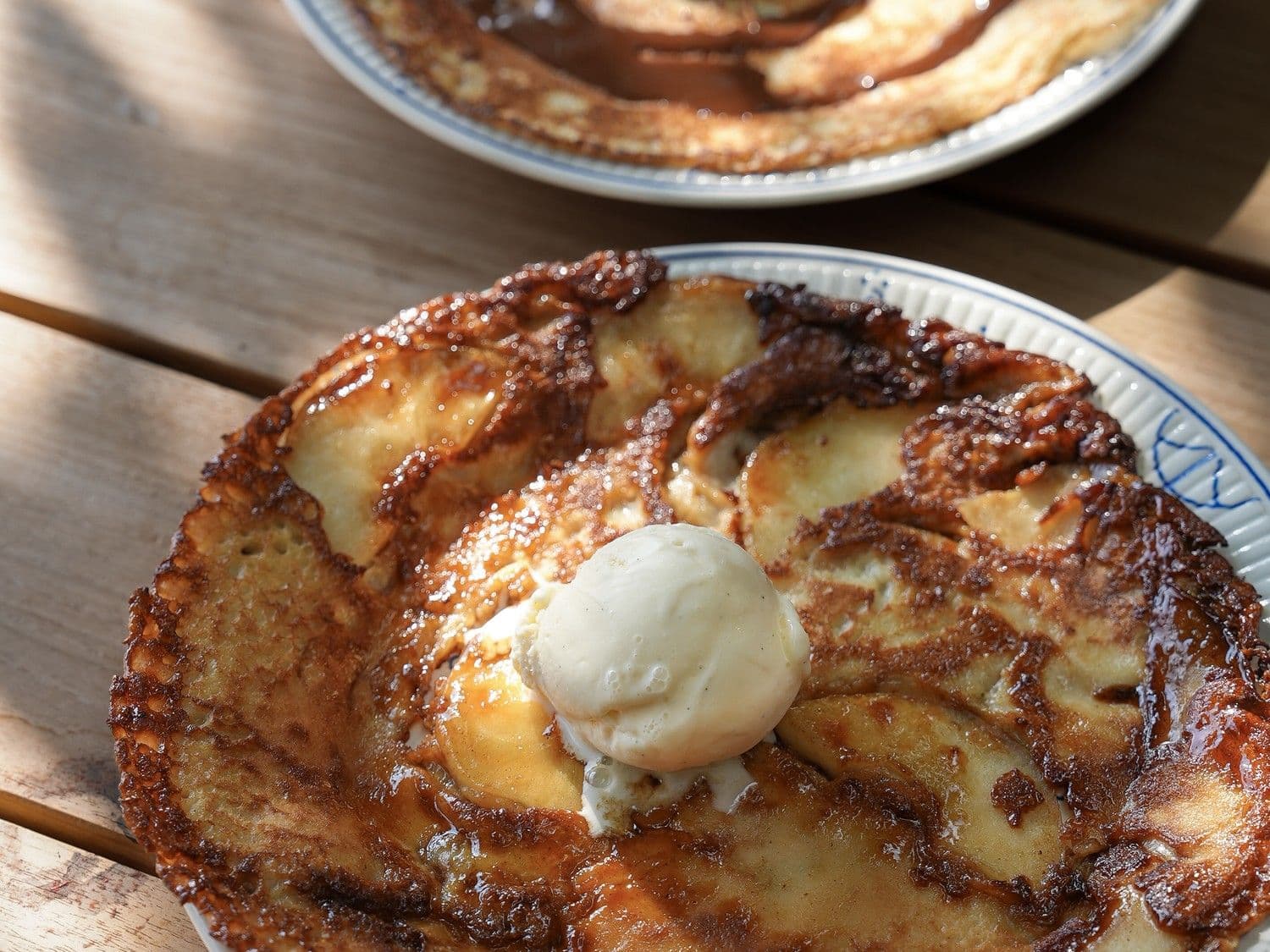 Crêpes normandes en Mikado