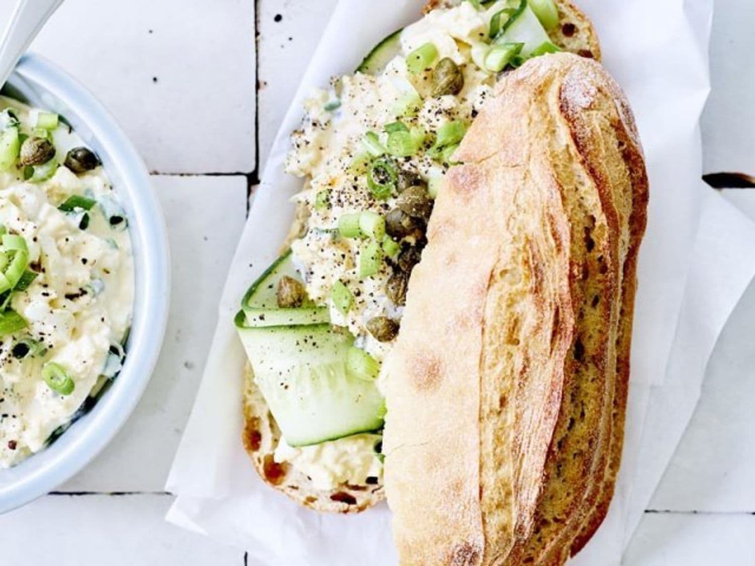 Broodje eiersalade