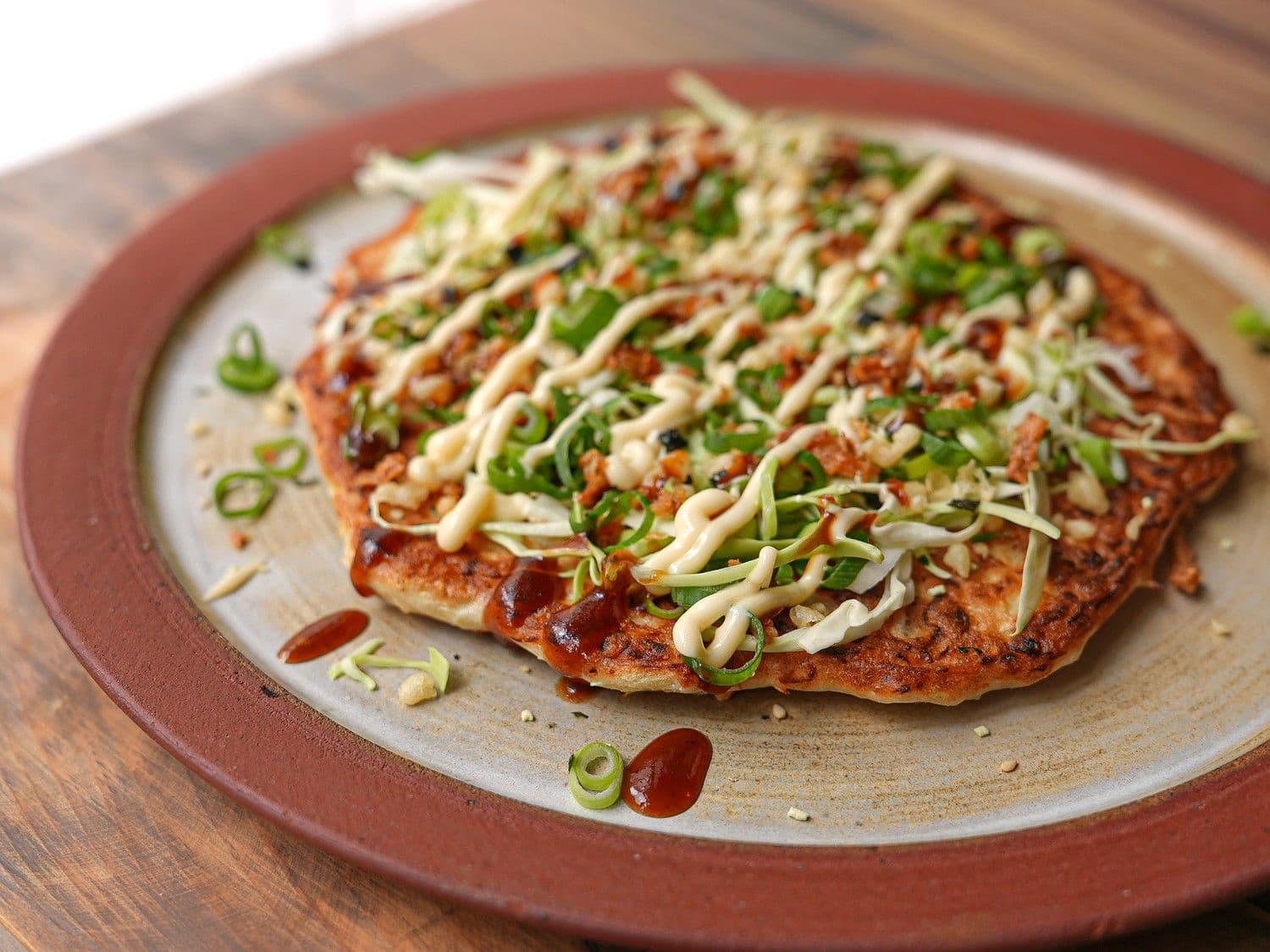 Veggie okonomiyaki