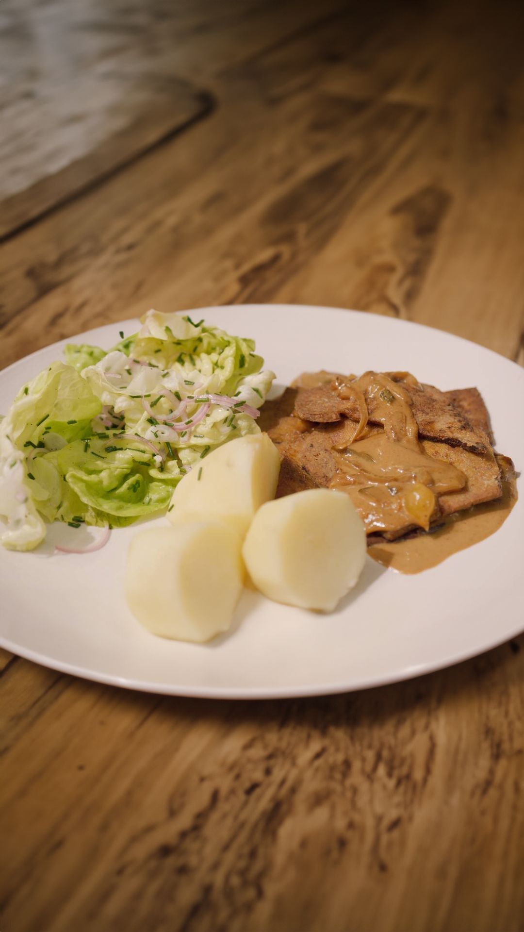 Gebakken uier met Blackwellsaus