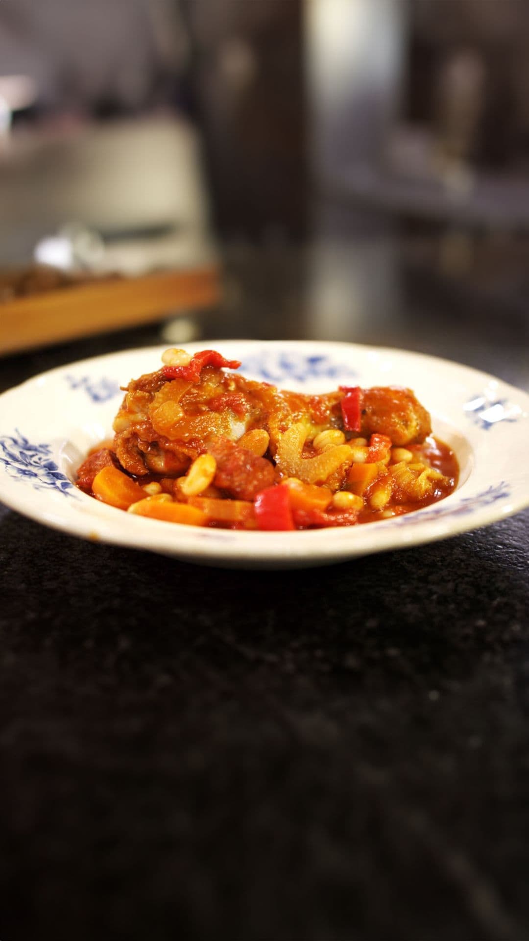Cassoulet van kip met chorizo