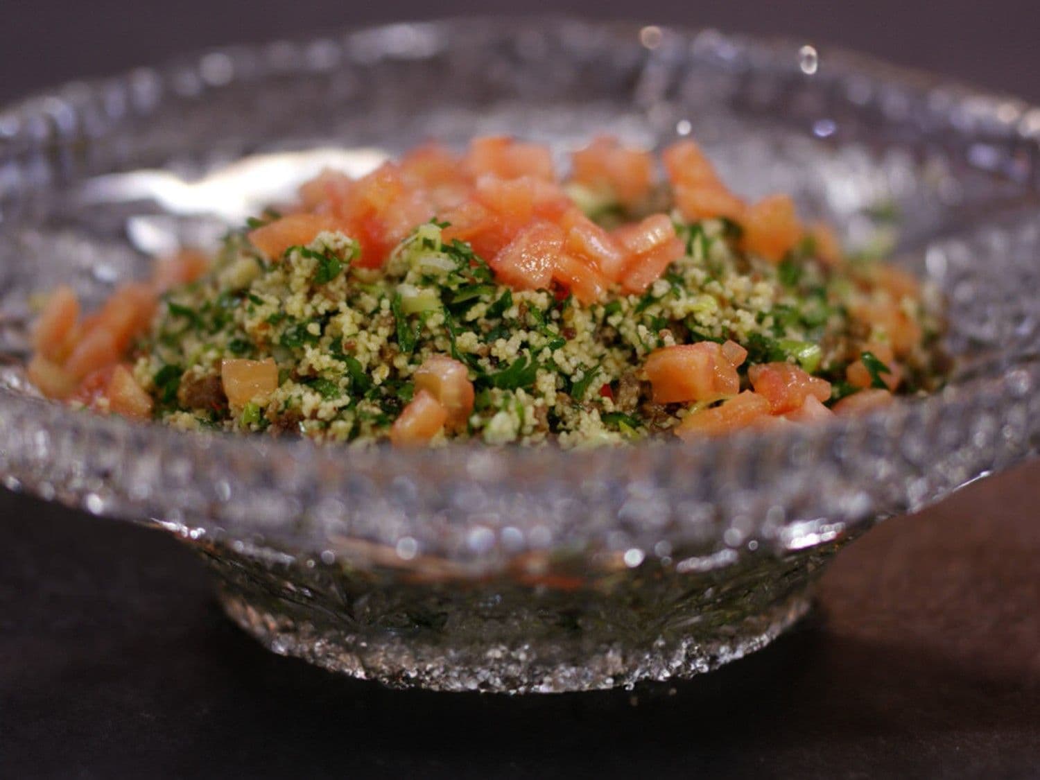 Tabouleh met lamsgehakt en kruiden