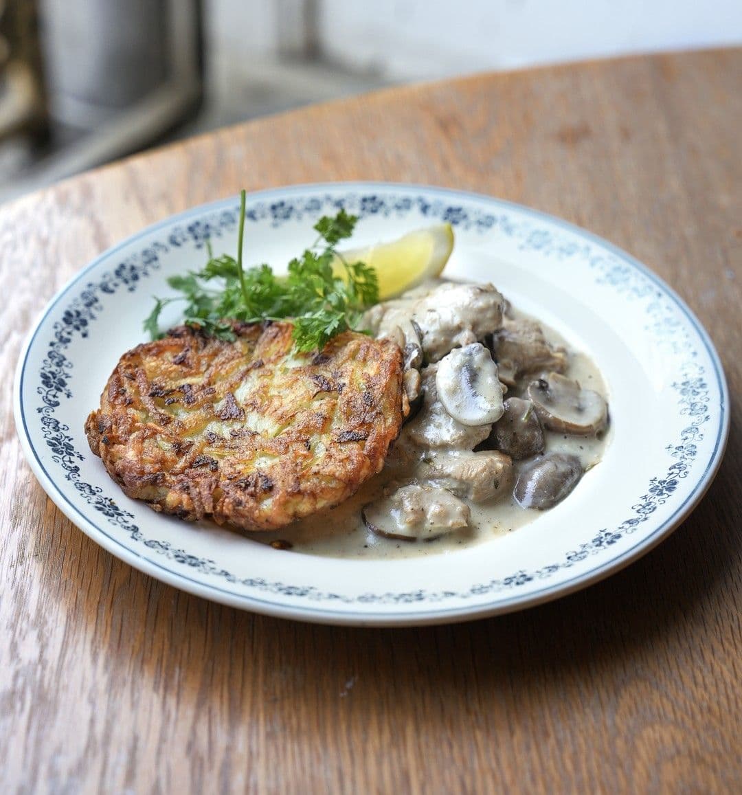 Zürger Geschnetzeltes met rösti