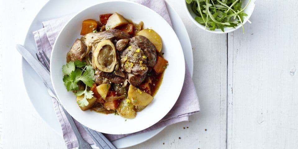 Tajine met kalfsschenkel