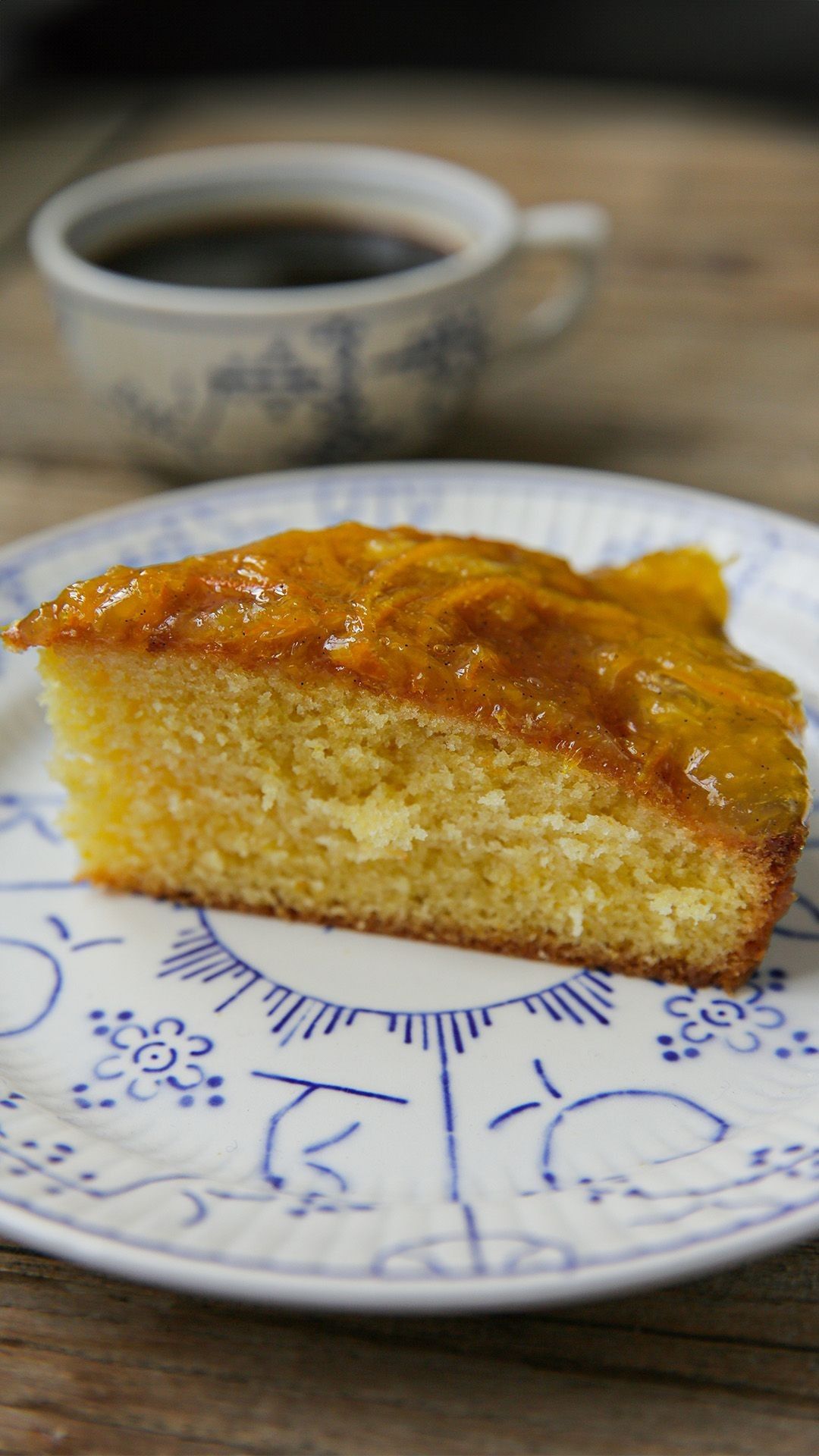 Cake met appelsienmarmelade