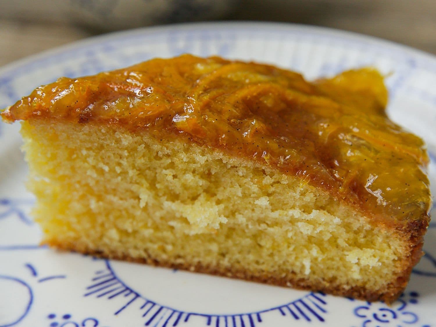 Cake met appelsienmarmelade