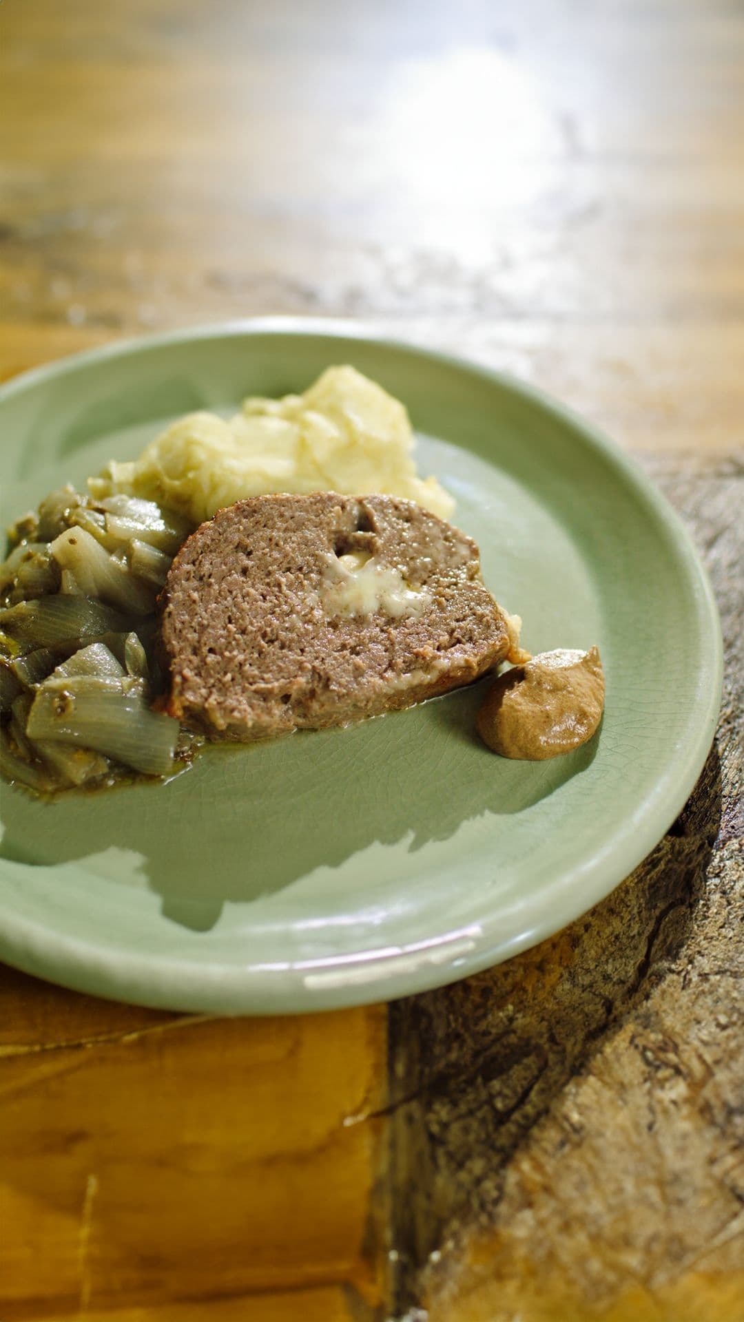 Gehaktbrood met Belgische kaas