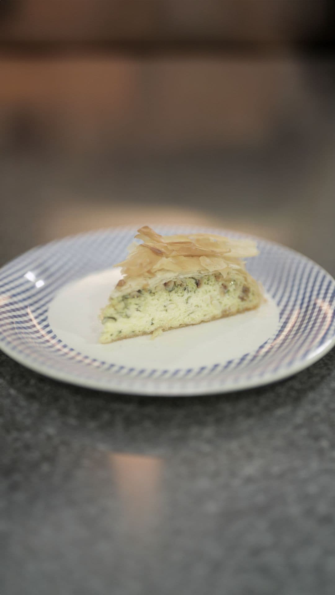 Courgettetaart met feta en cheddar