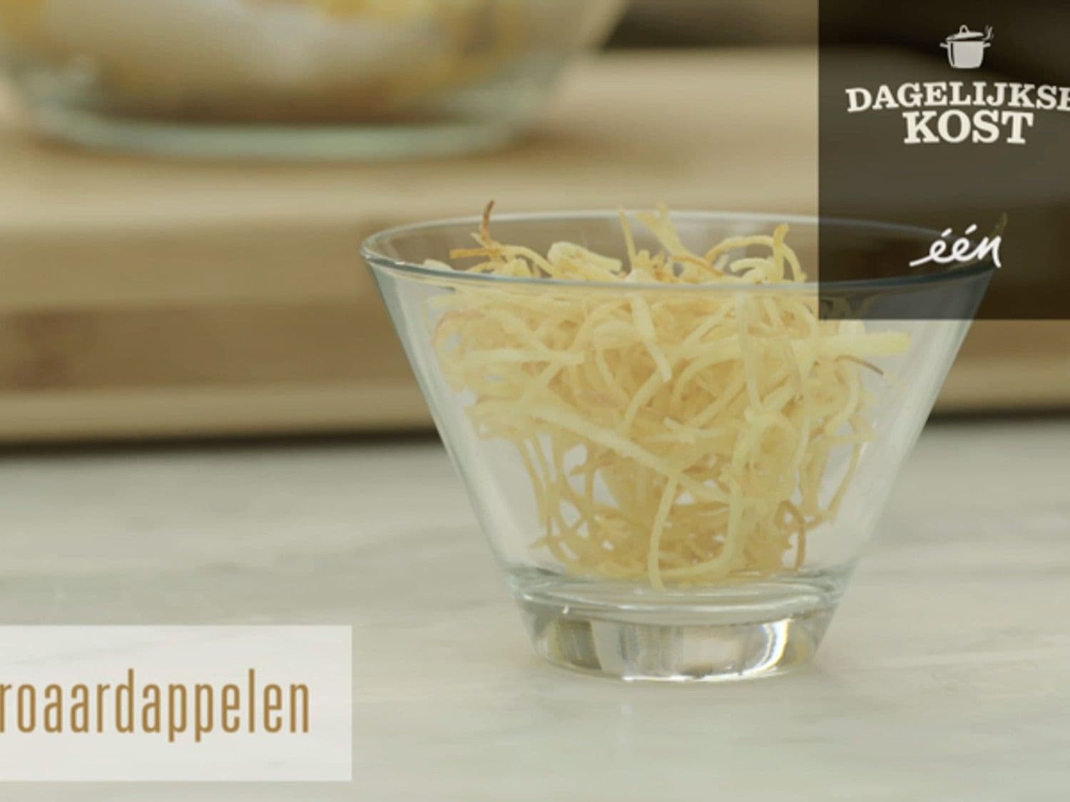 Stroaardappelen (pommes pailles)