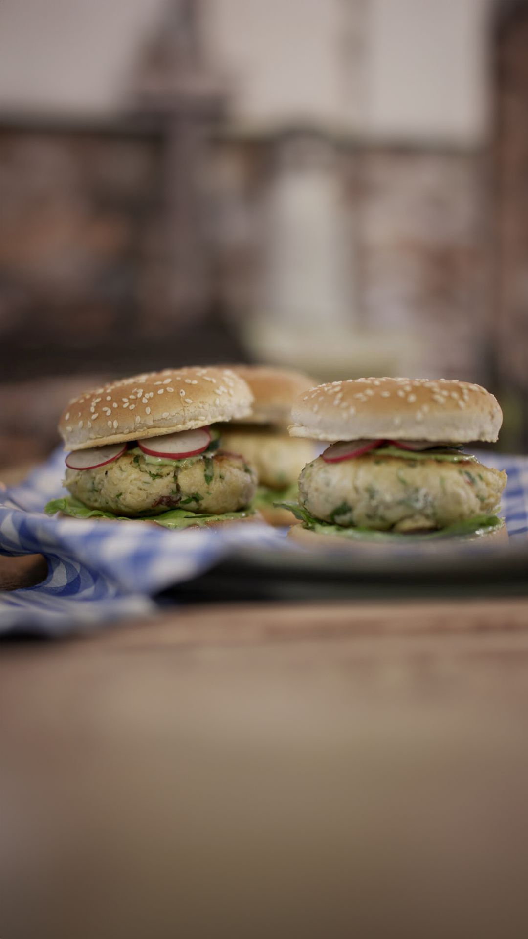 Krabburgers met lavasmayonaise