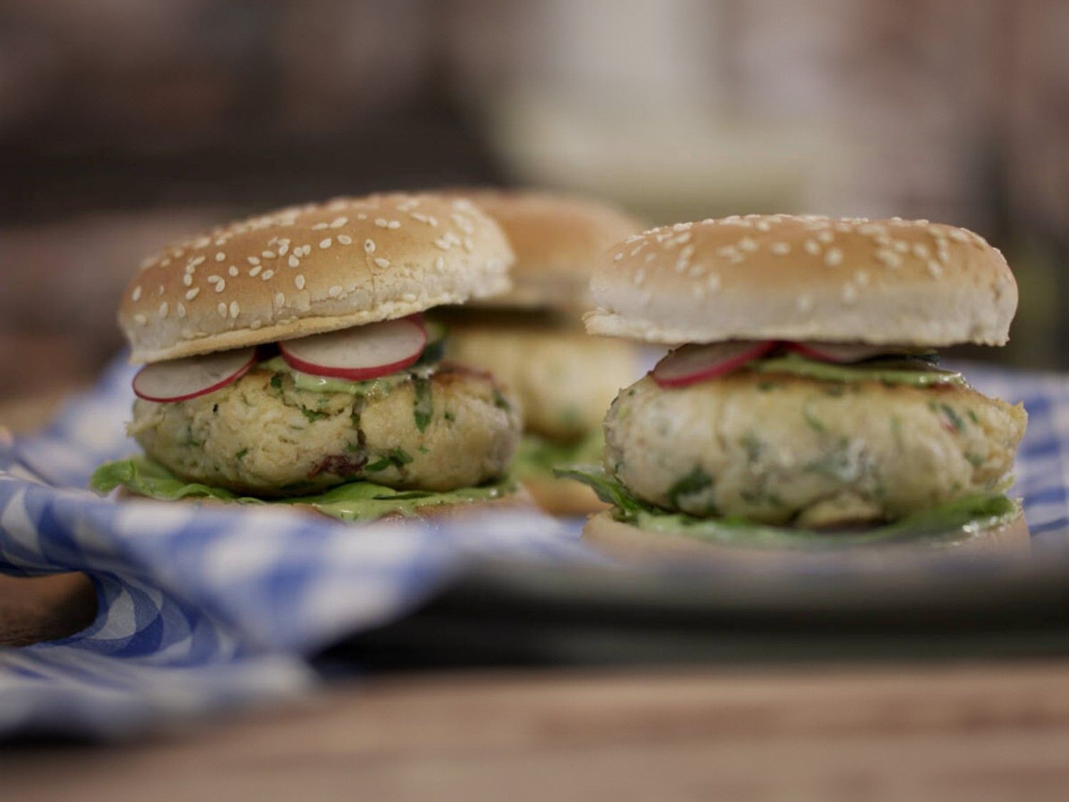 Krabburgers met lavasmayonaise