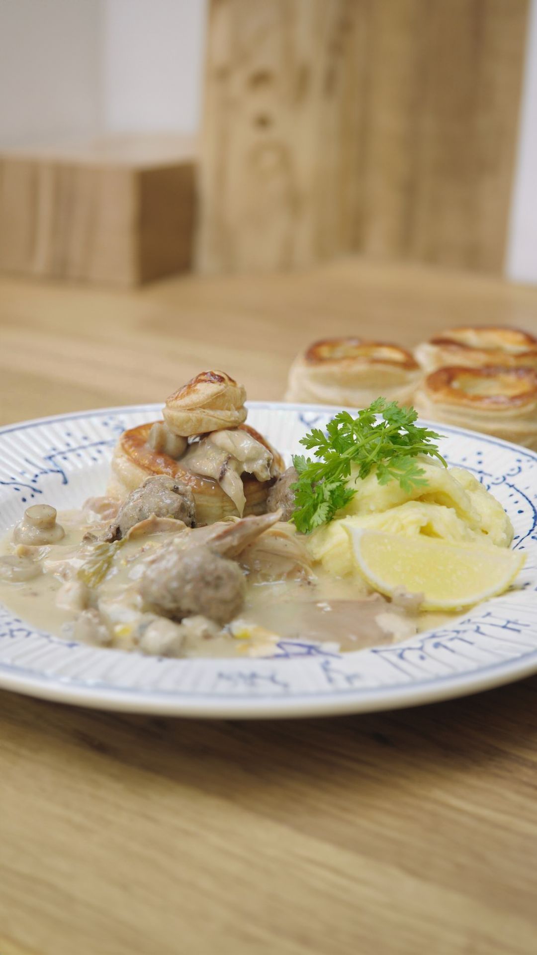 Vol-au-vent met puree
