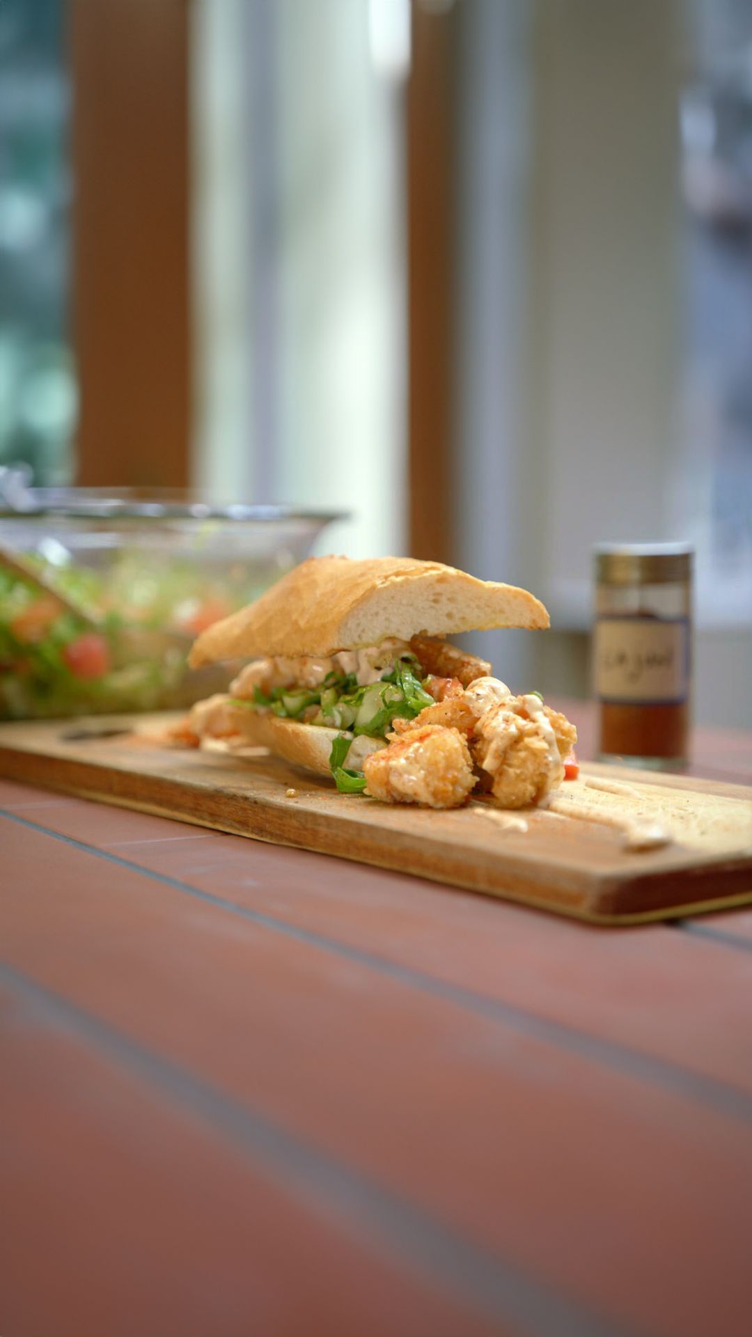 Po'boys sandwich
