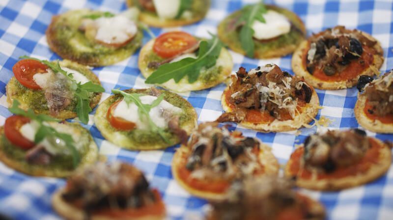Mini-tortillapizza's