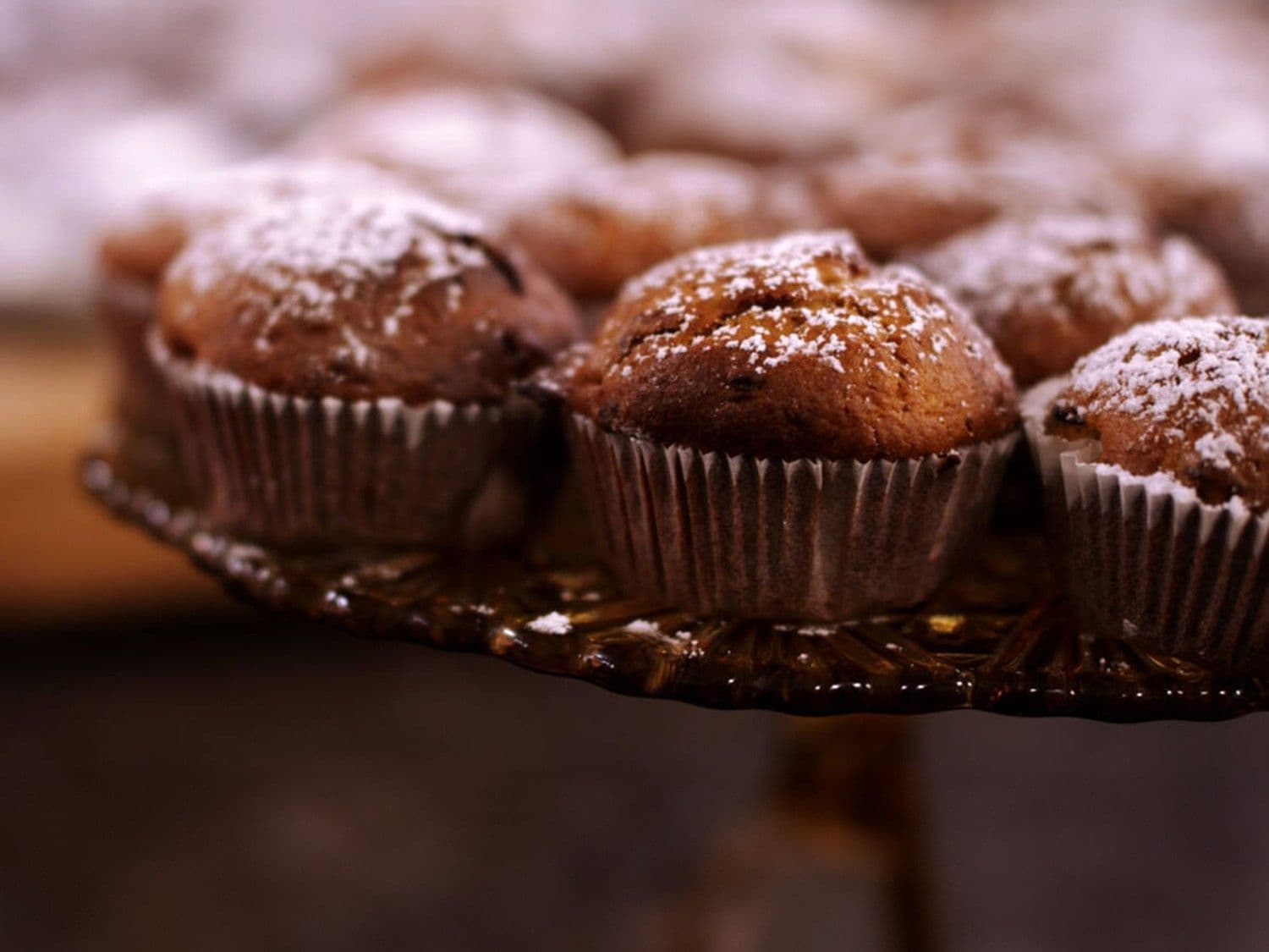 Muffins van vijgen en hazelnoten