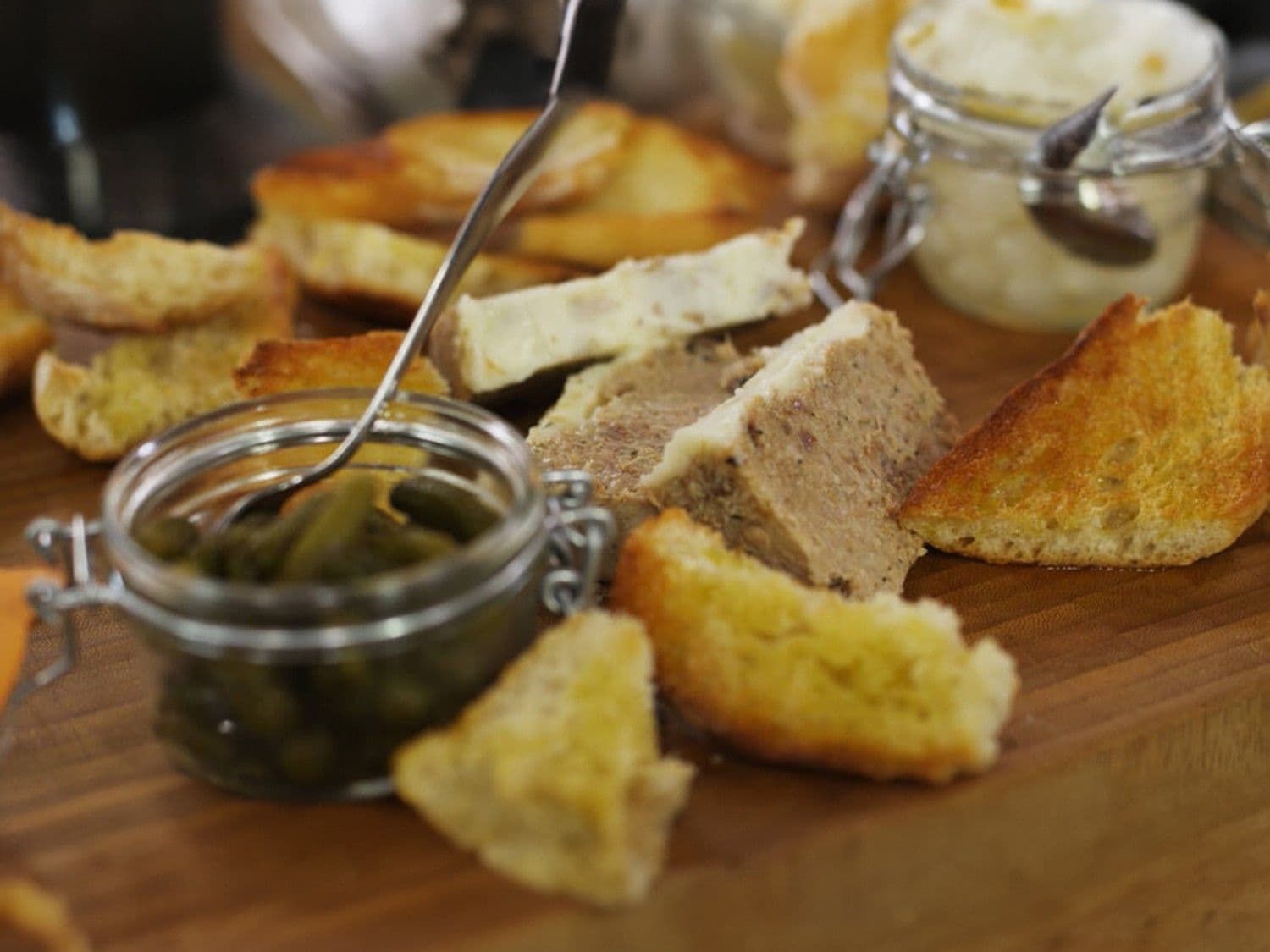 Varkensrillettes met toast