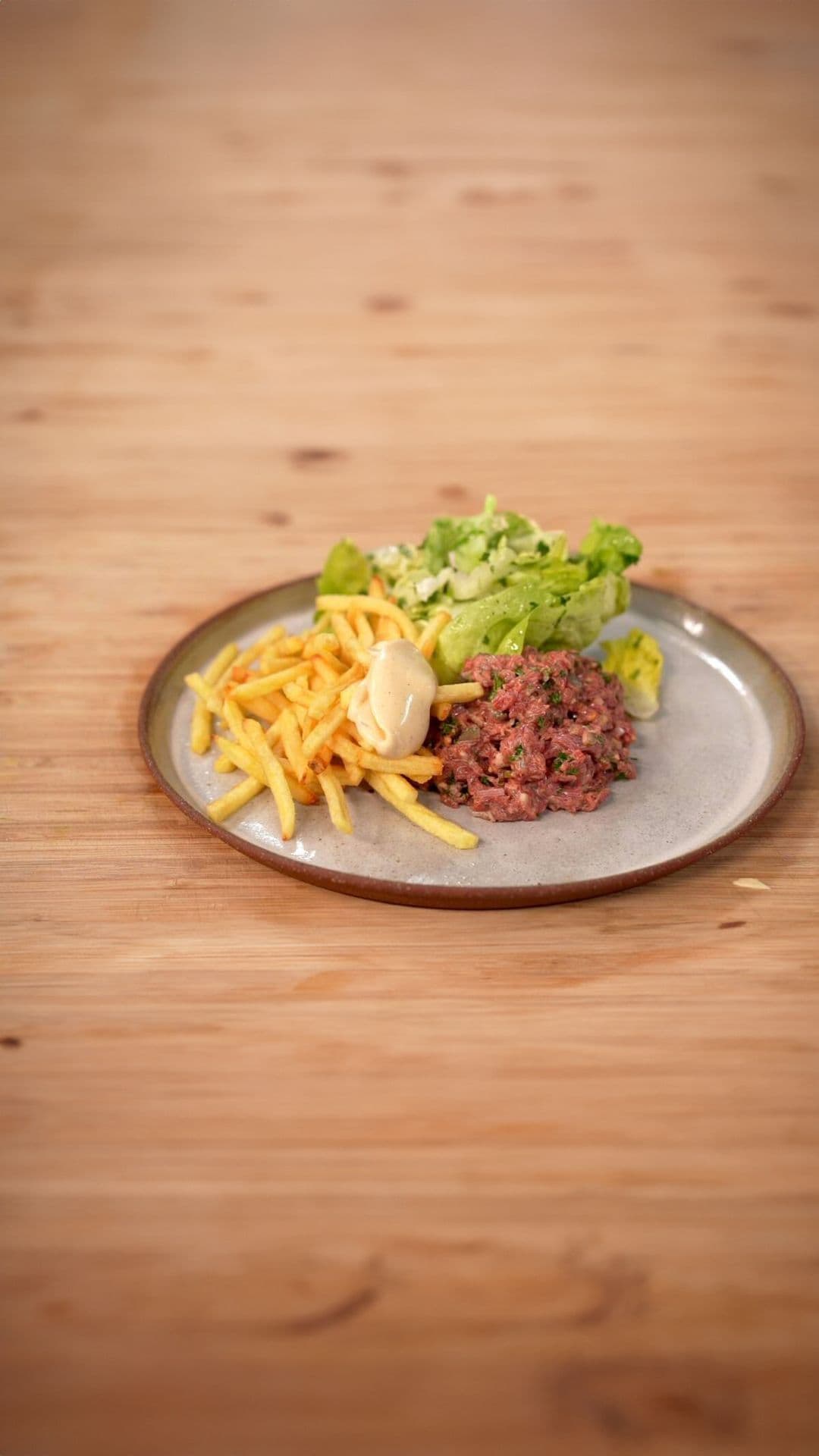 Steak tartaar met frietjes