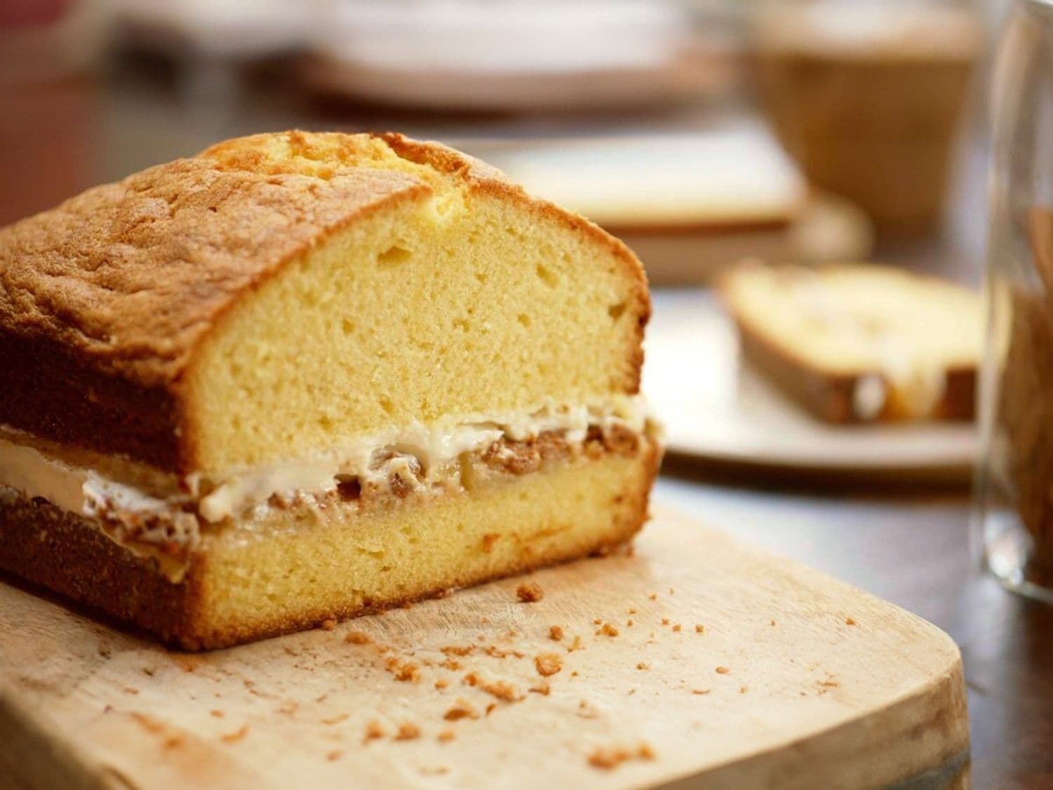 Cake met appel, mascarpone en speculaas