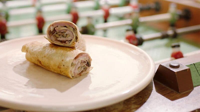 Wrap met varkensvlees