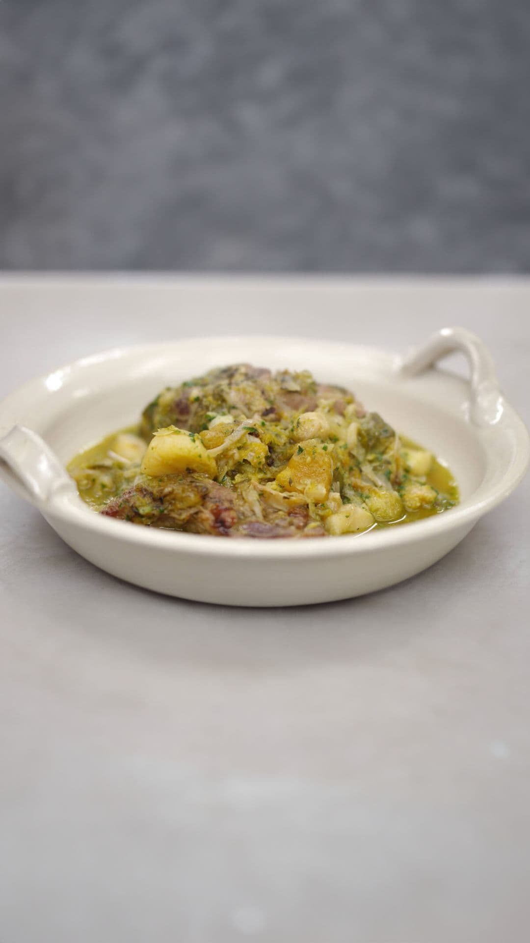 Pot-au-feu met lamsvlees en wintergroenten