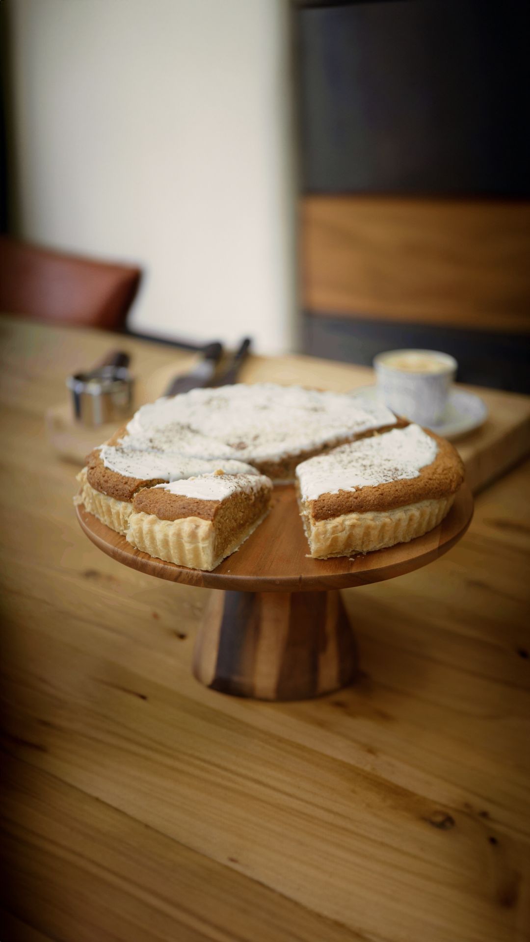 Amarettotaart met café glacé