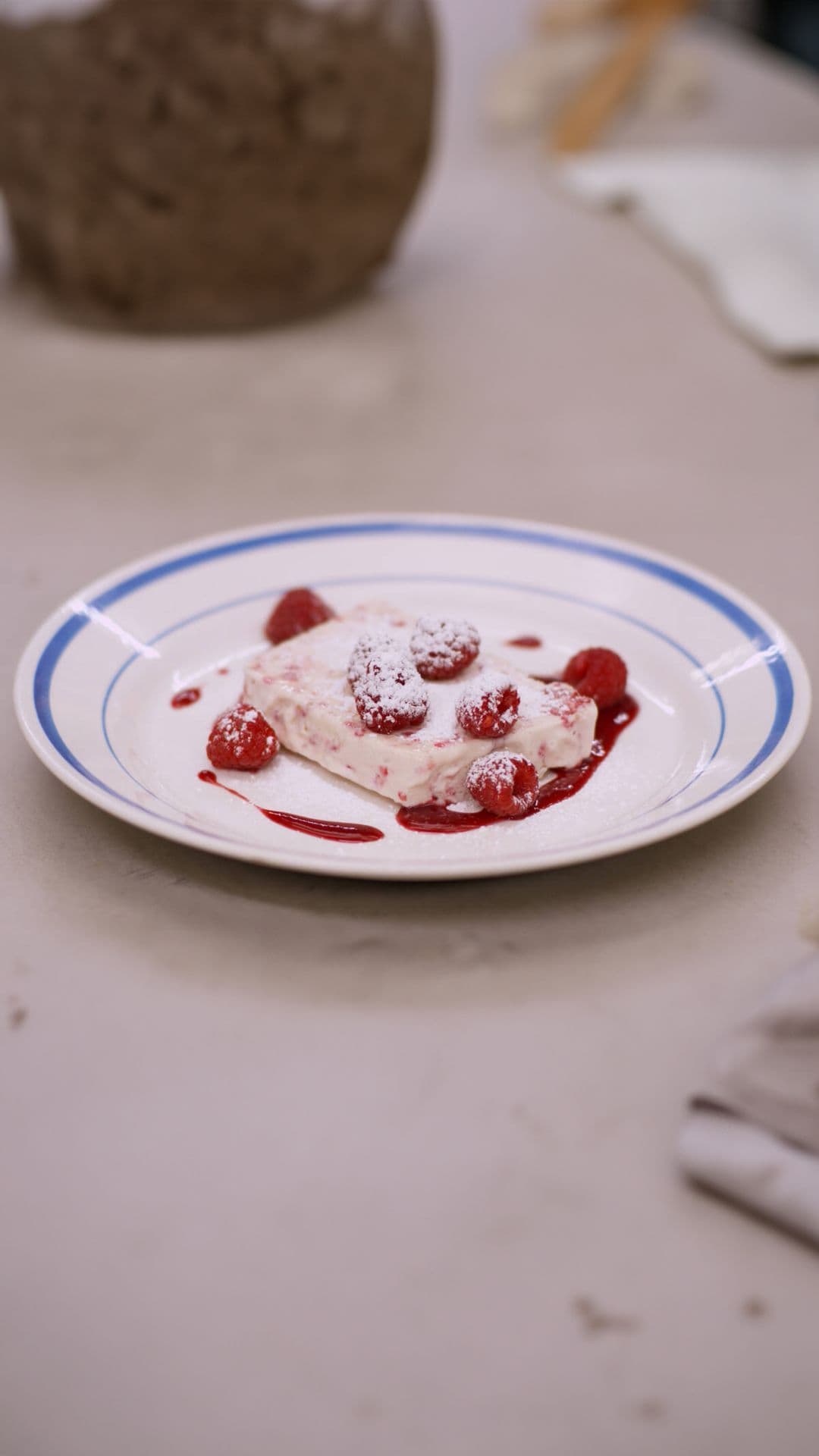 Frambozenparfait