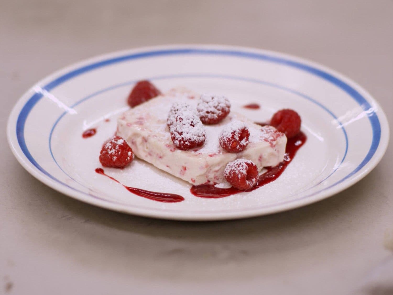 Frambozenparfait