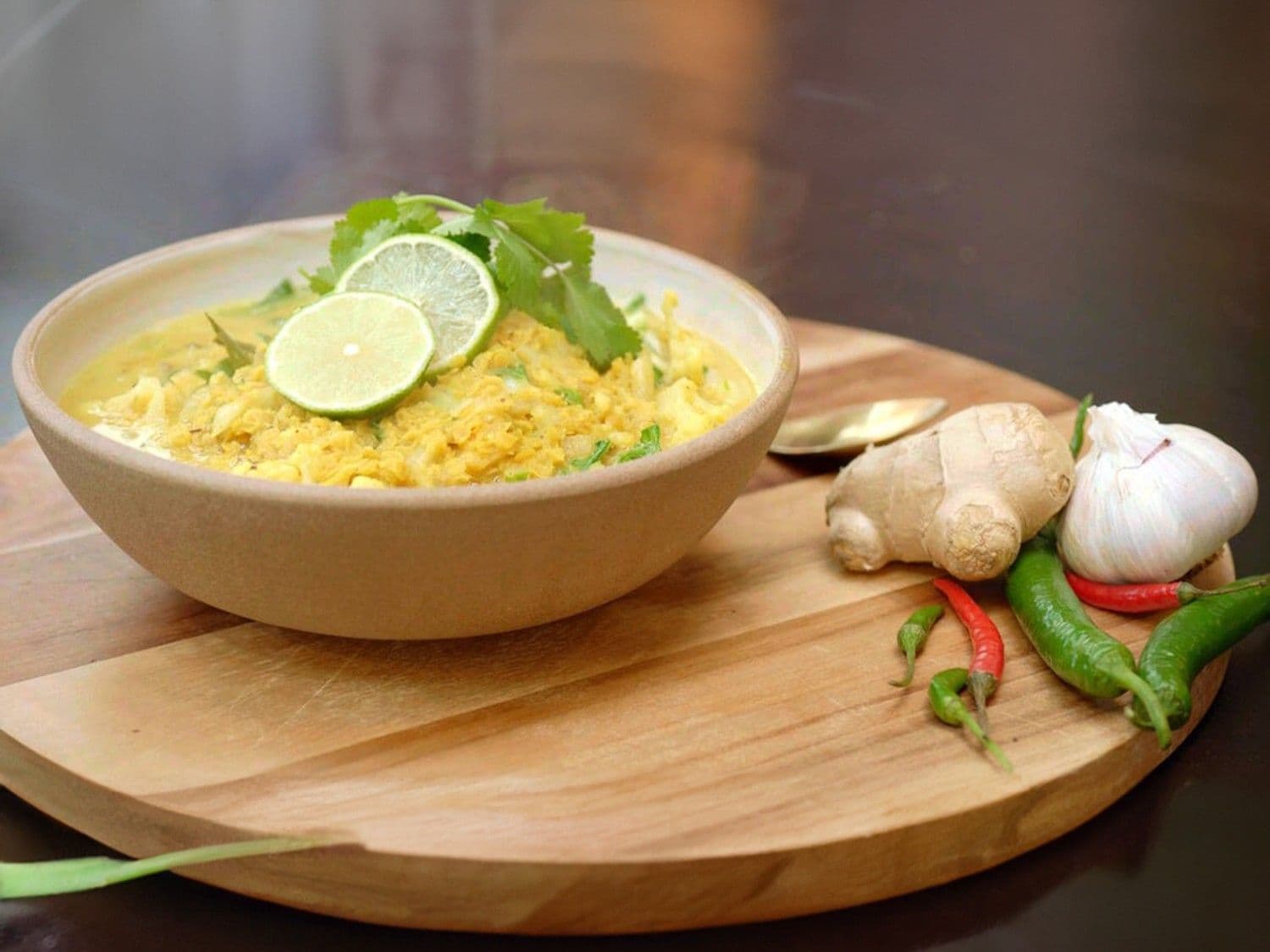 Verse curry met bloemkool en linzen