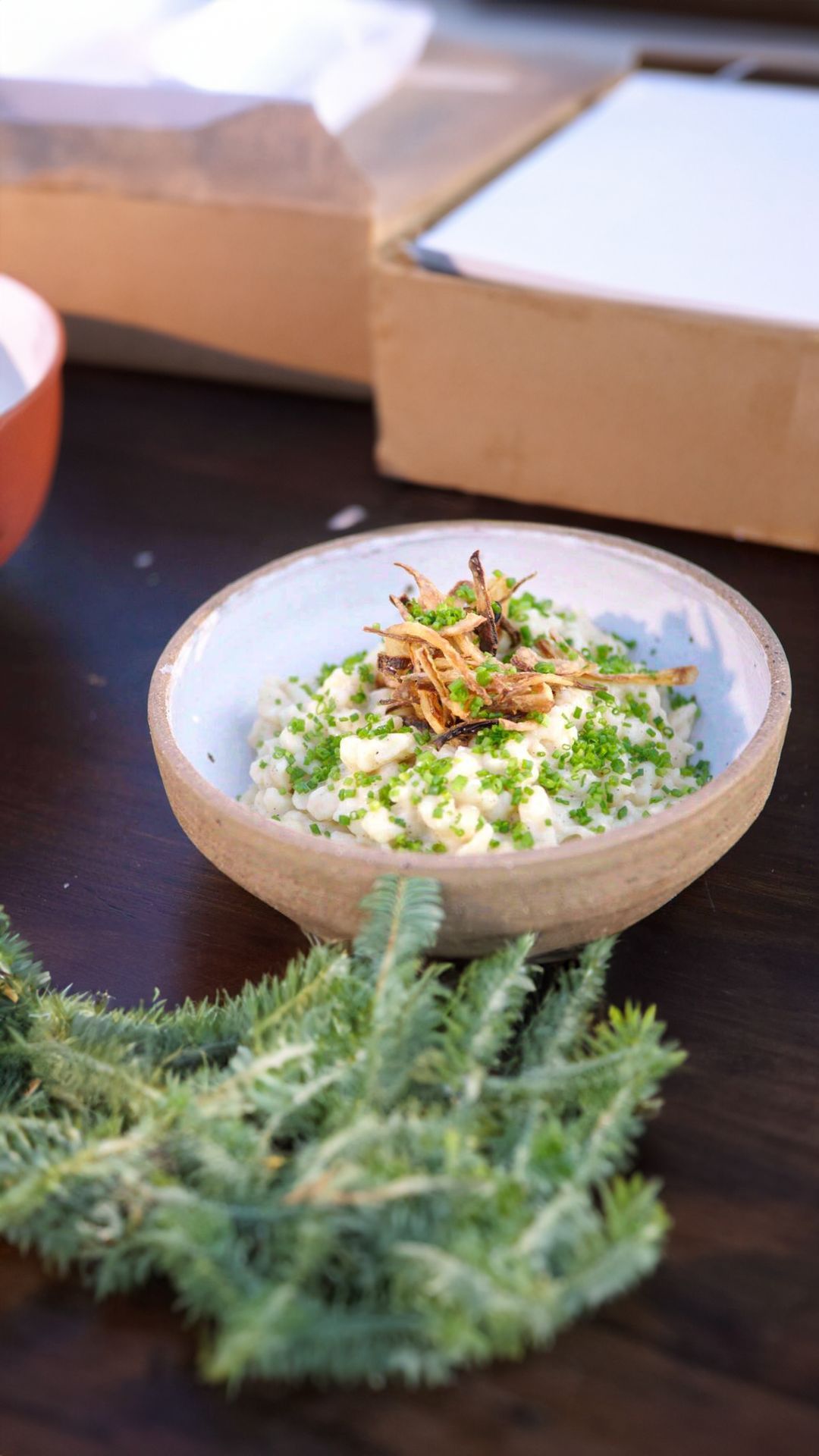 Spätzle met gebakken ui en kaas