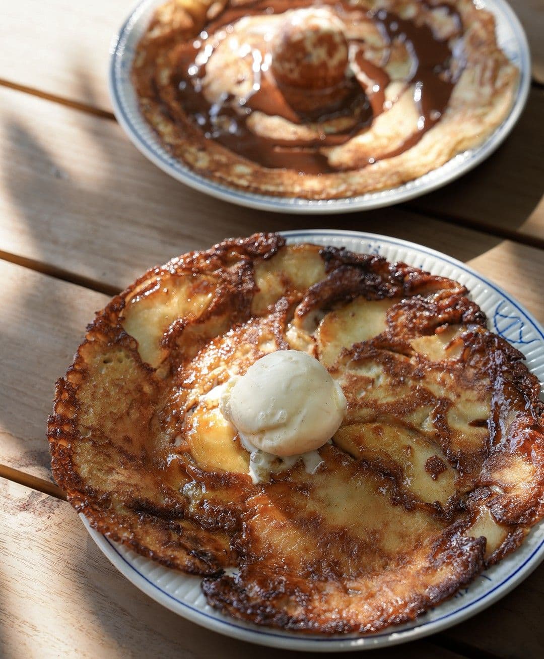 Crêpes normandes en Mikado
