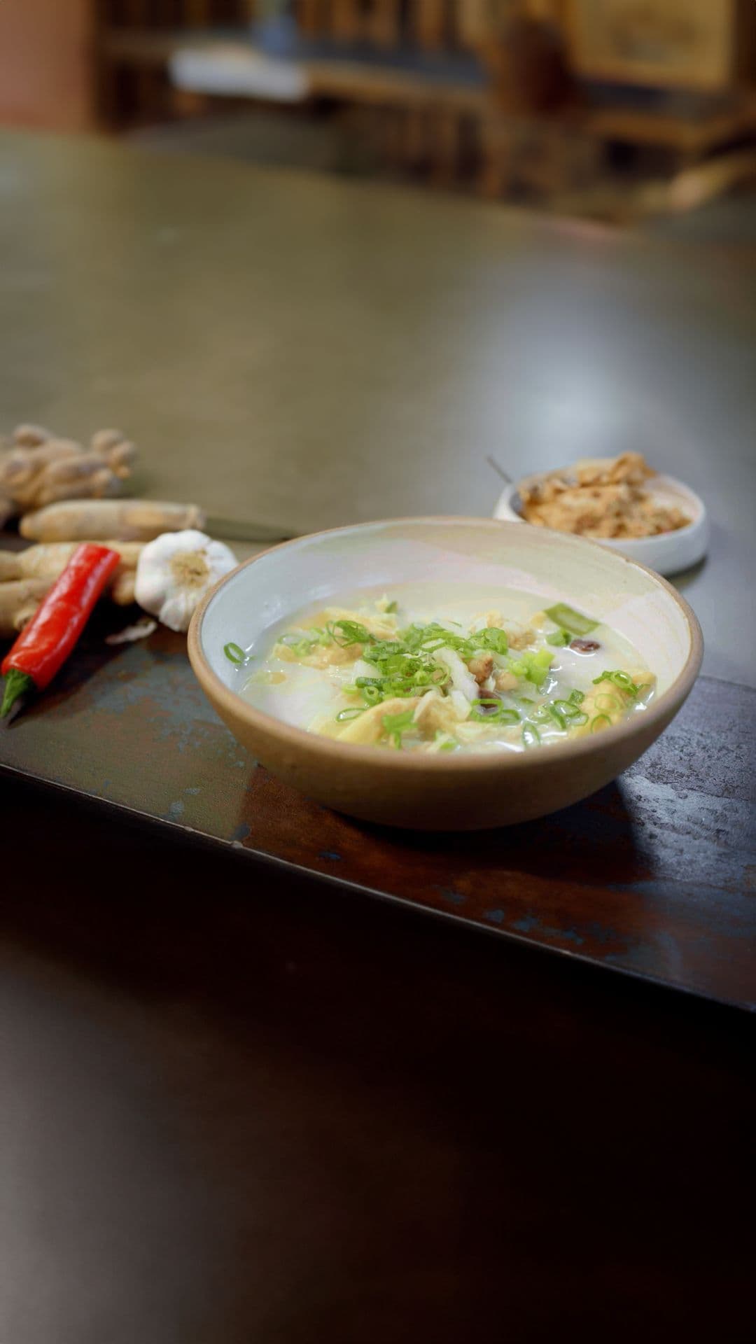 Wontonsoep met konijn
