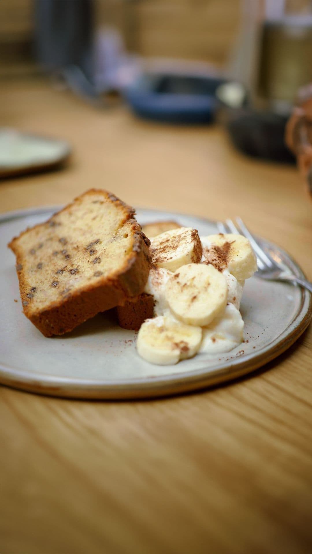 Bananencake met chocolate chips