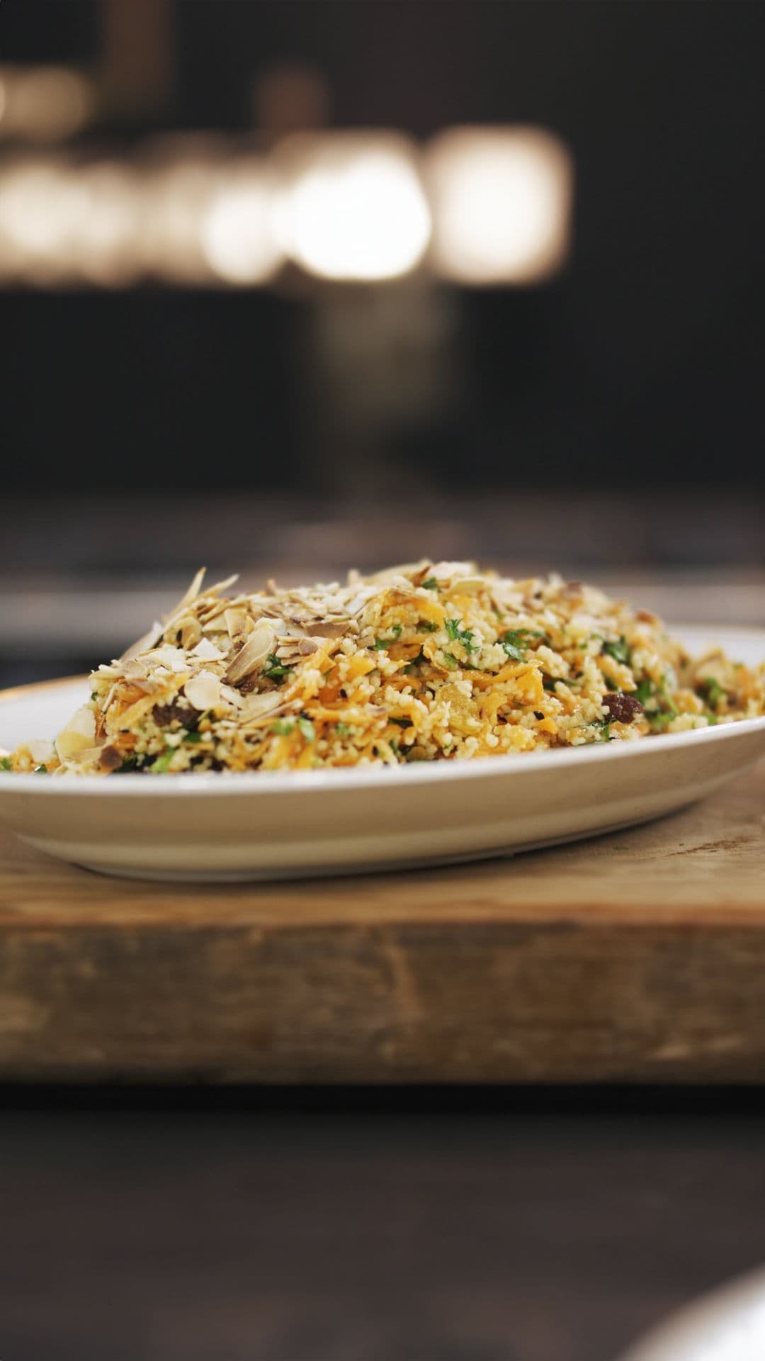 Wortelsalade met couscous en honingdressing
