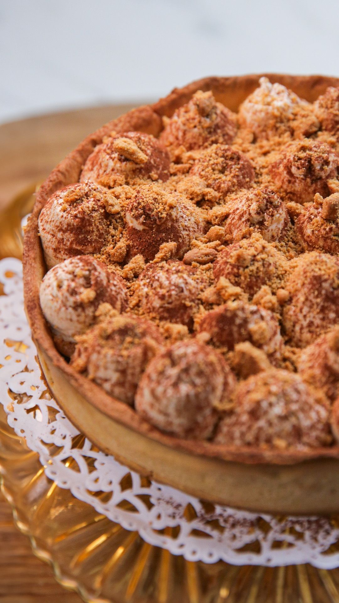 Tiramisutaart met speculaasmousse