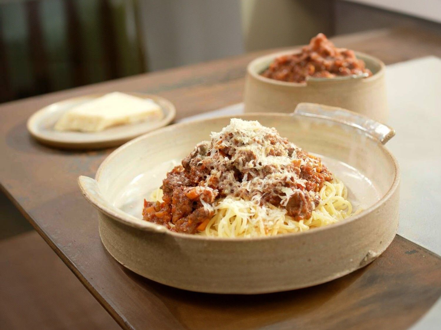 Ragu van schouderstuk met spaghetti
