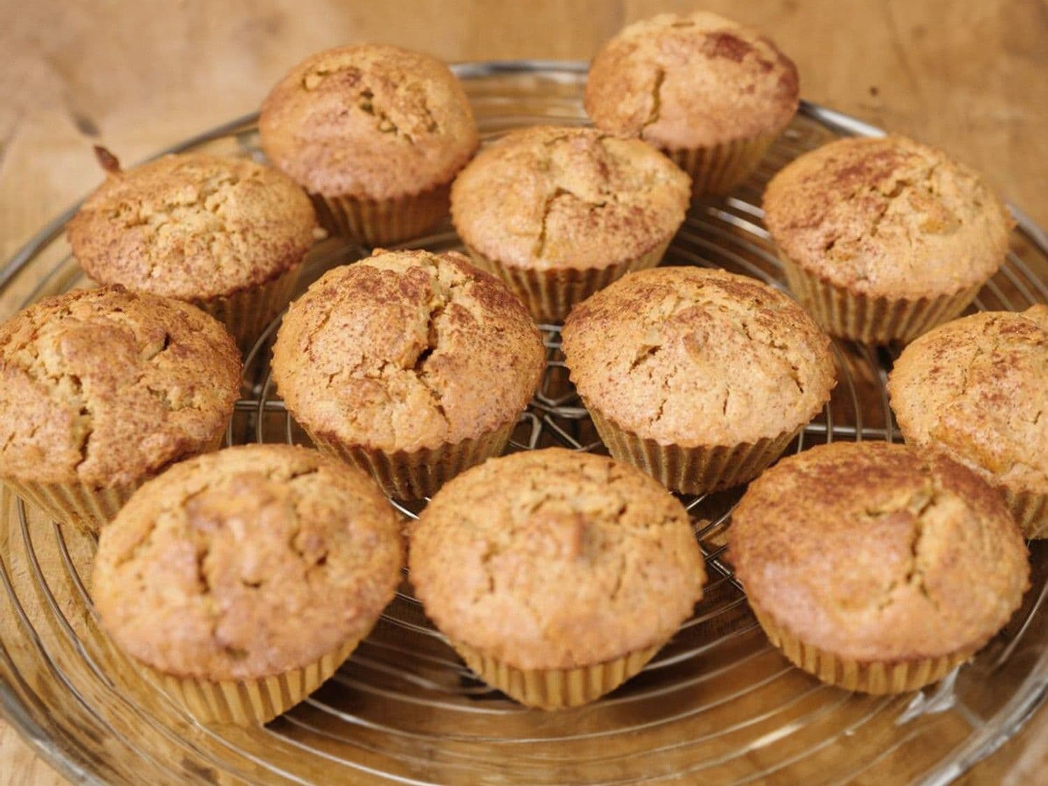 Haver-kokosmuffins met ananas