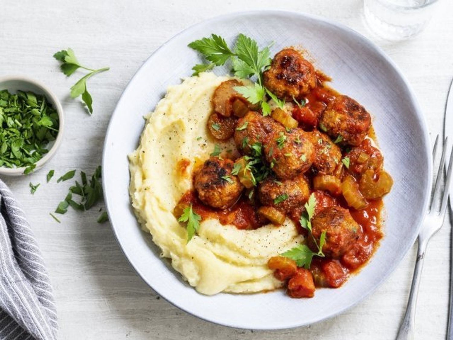 Balletjes in tomatensaus