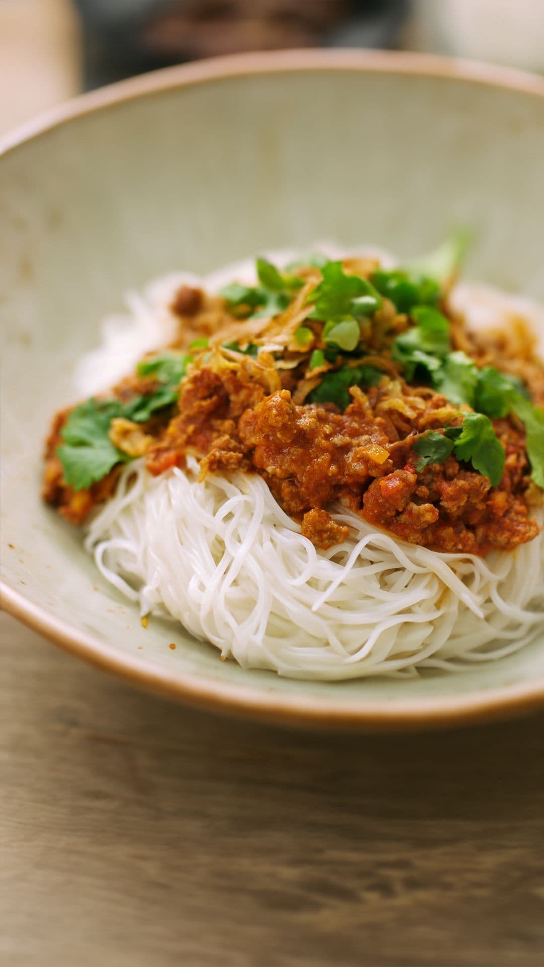 Spaghetti bolognaise op z’n Thais