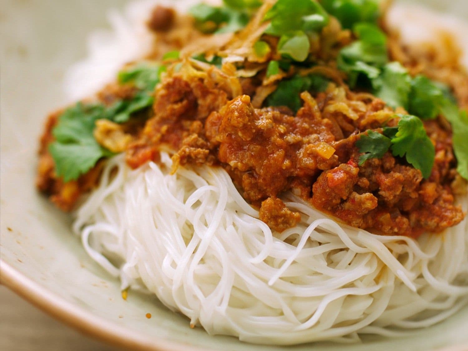 Spaghetti bolognaise op z’n Thais
