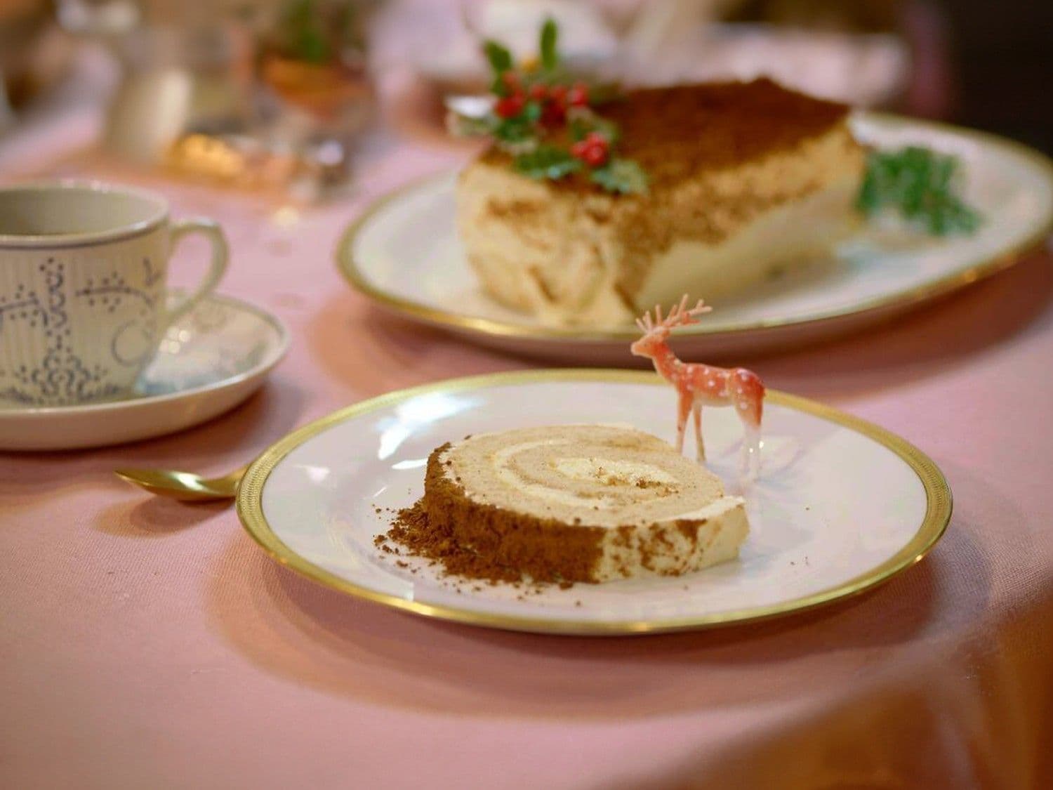 Kerstbûche tiramisu met speculaas