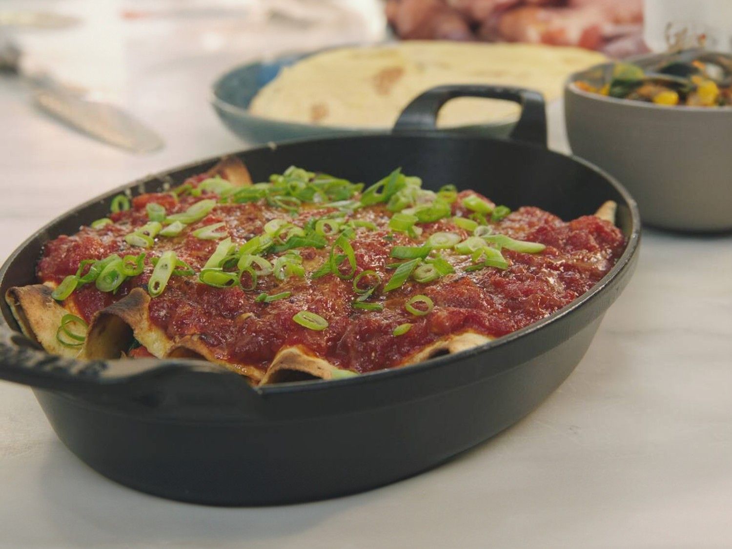 Vegetarische enchilada