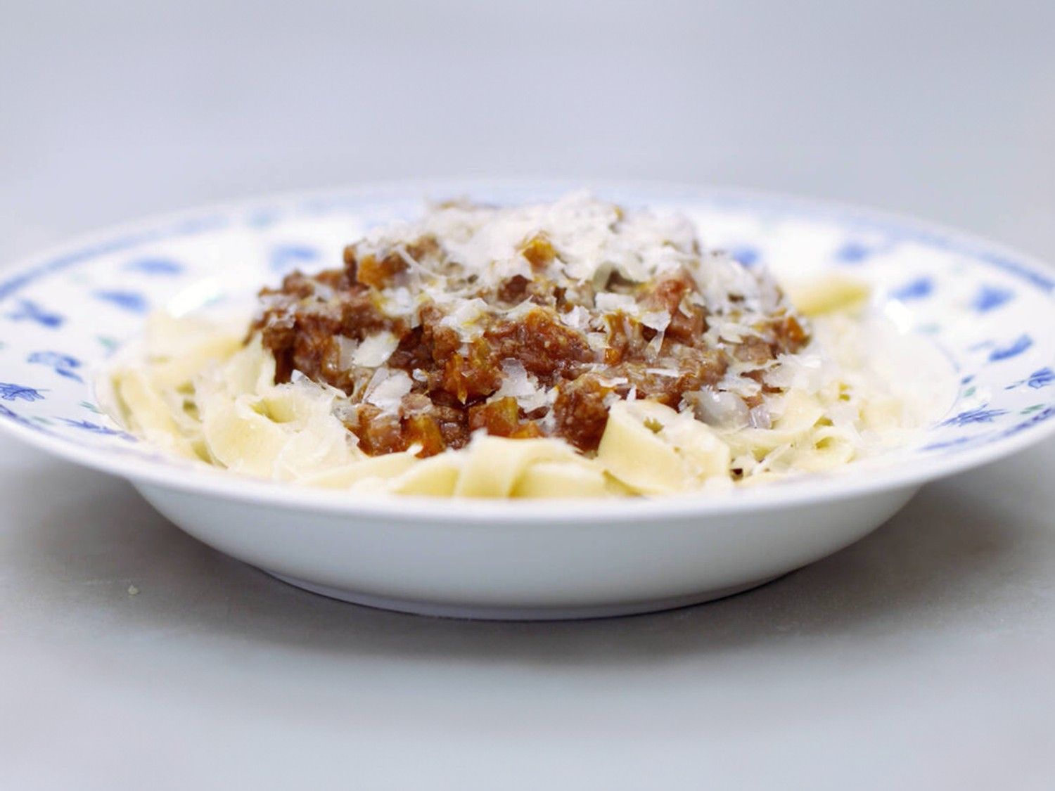 Tagliatelle met vleessaus