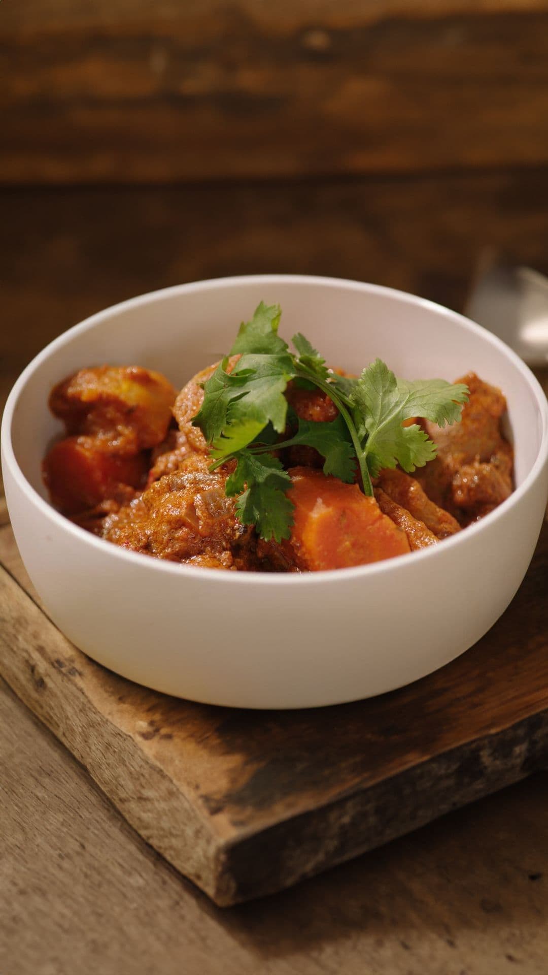 Stoofpot van lamsvlees 'Tikka Masala'