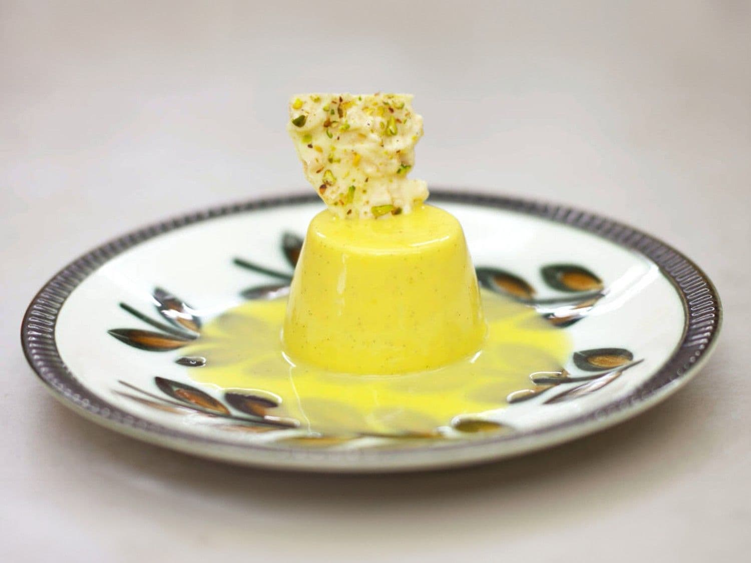 Panna cotta met passievruchten