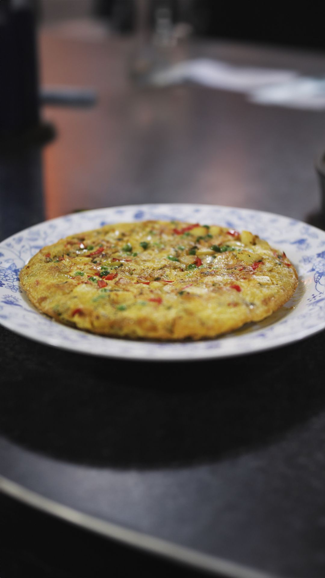 Aardappeltortilla met ui en paprika