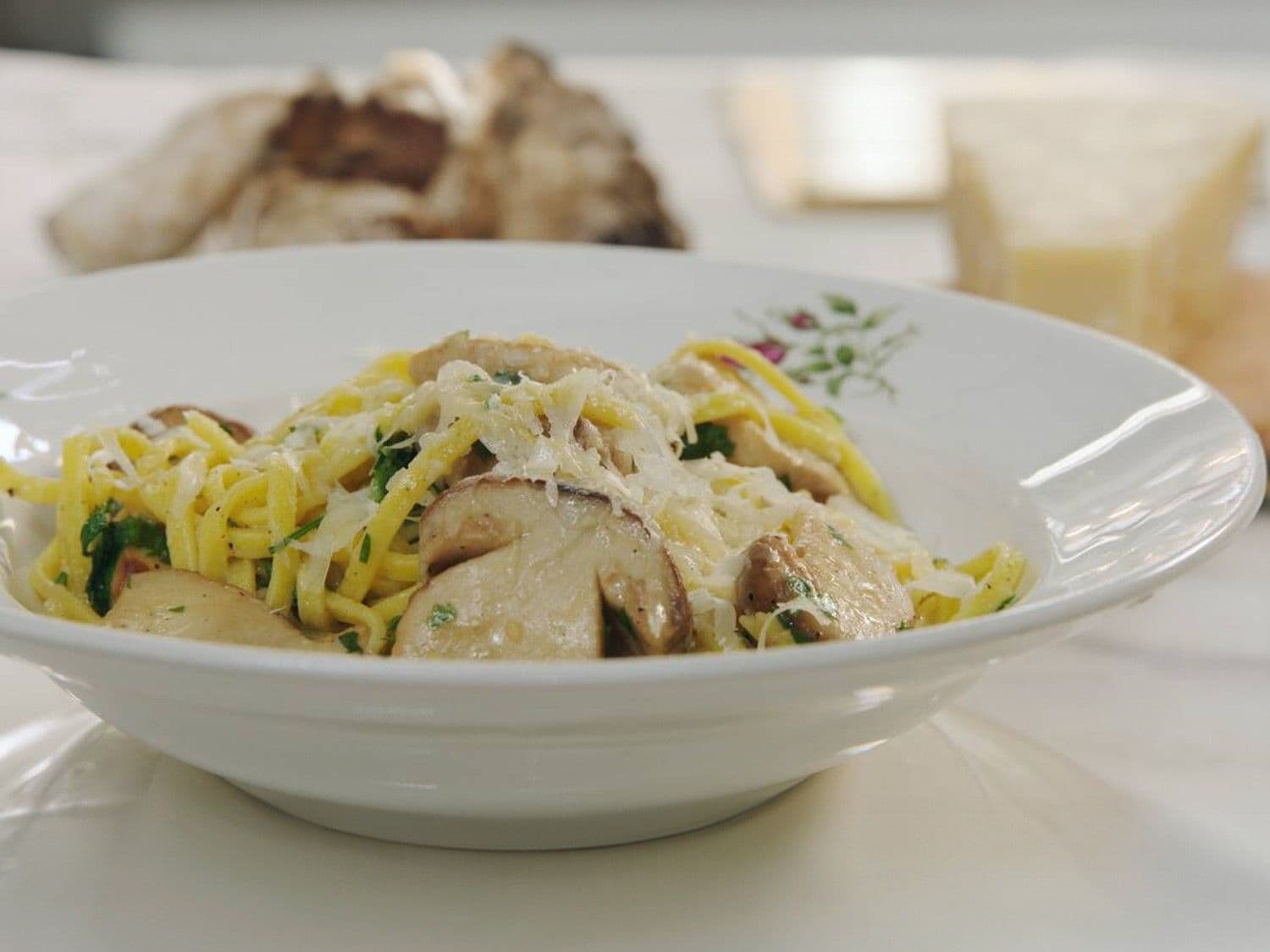 Pasta met eekhoorntjesbrood