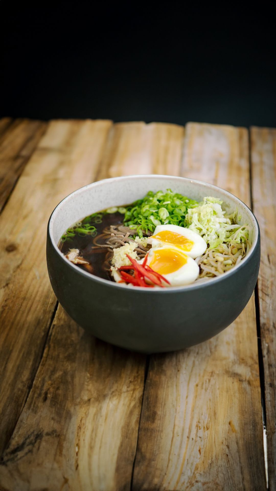 Vegetarische miso ramen