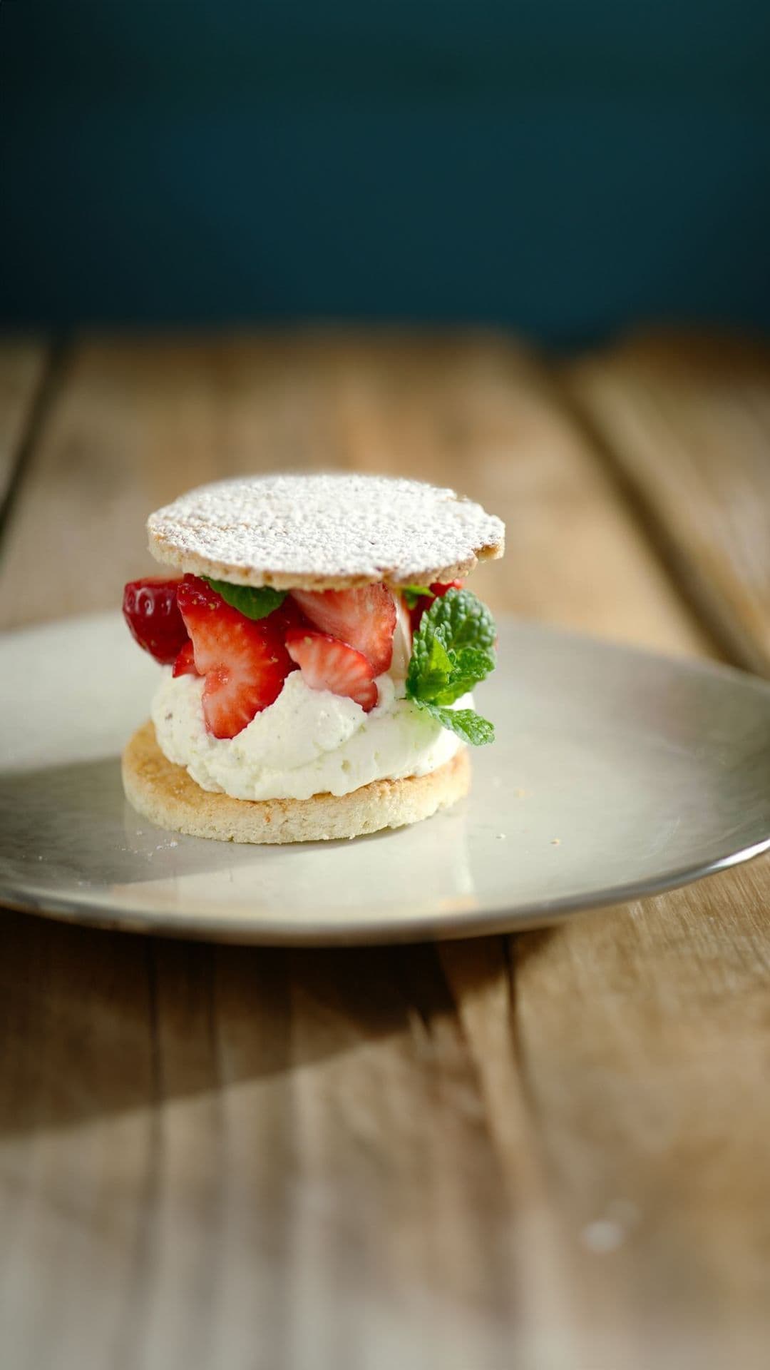 Aardbeien shortcake